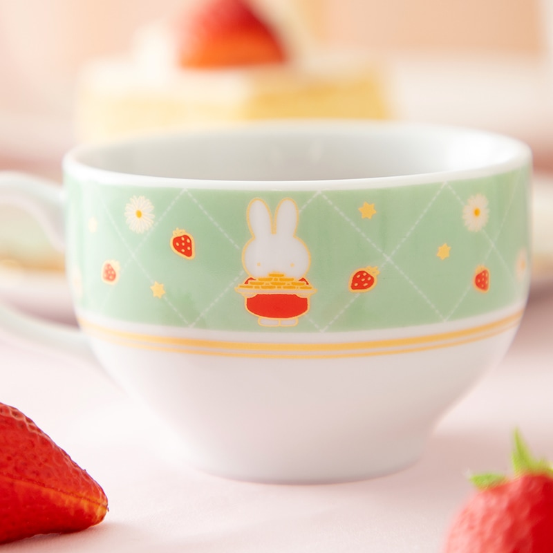 Flower Miffy ティーカップ ストロベリーパーティー アートフラワー