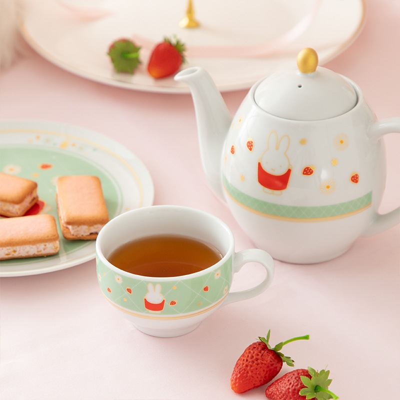 Flower Miffy ティーカップ ストロベリーパーティー アートフラワー