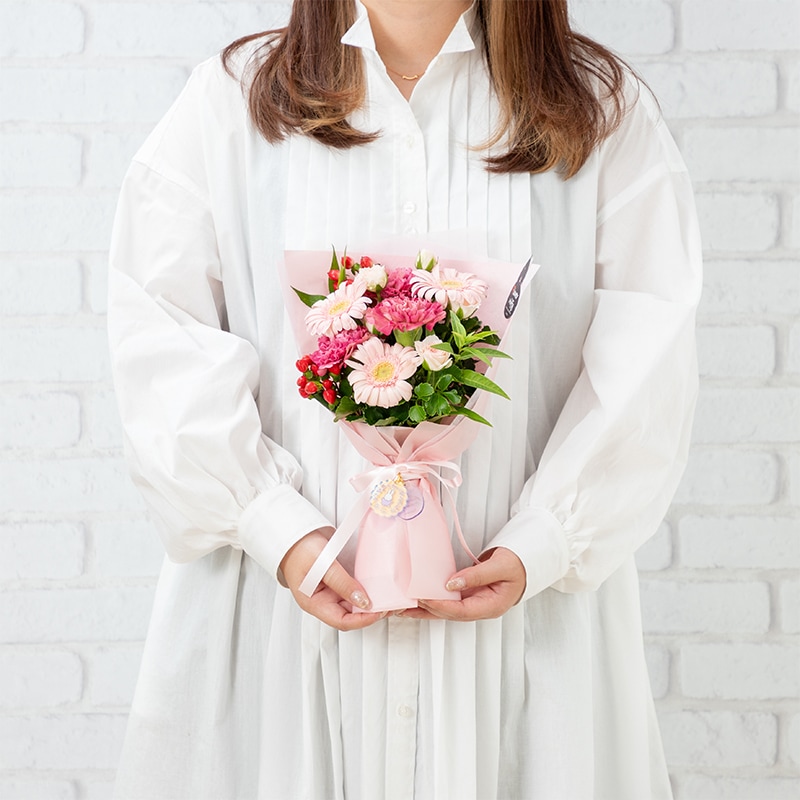 【直送商品A】Flower Miffy チャーム付きフラワーブーケ