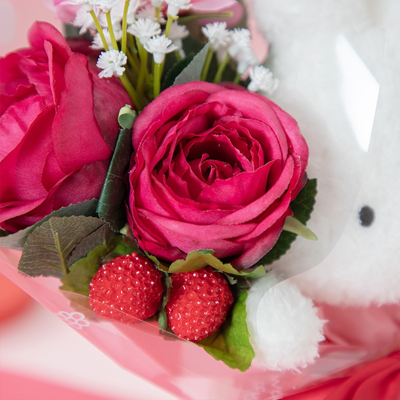 Flower Miffy ほわほわぬいぐるみブーケ バラ | すべての商品