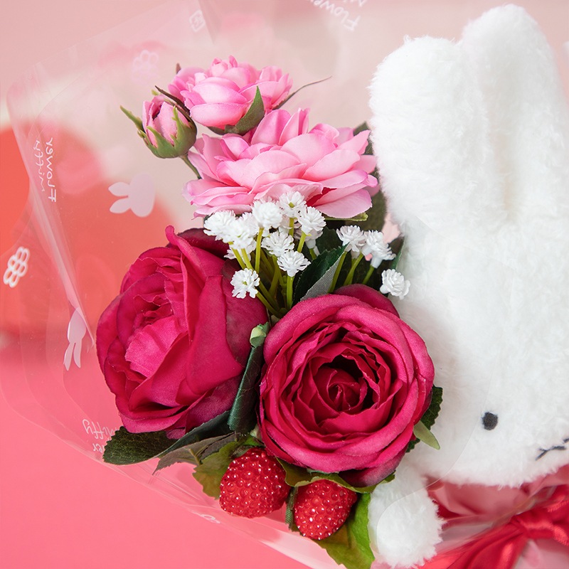 Flower Miffy ほわほわぬいぐるみブーケ バラ | すべての商品