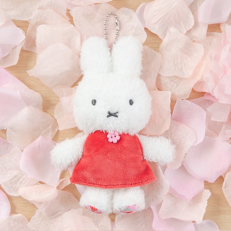 Flowermiffy ほわほわマスコットキーチェーン カーネーション アート