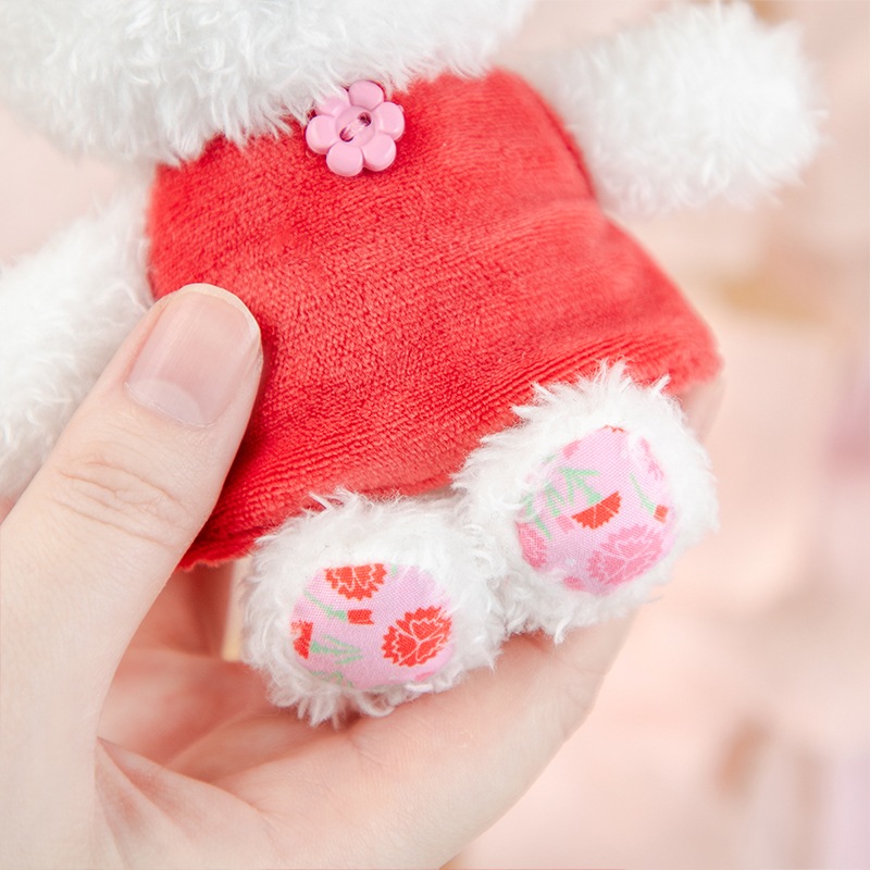 Flowermiffy ほわほわマスコットキーチェーン カーネーション アート