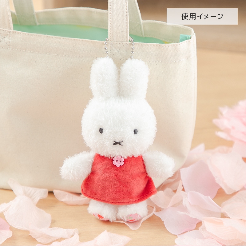 Flowermiffy ほわほわマスコットキーチェーン カーネーション アート