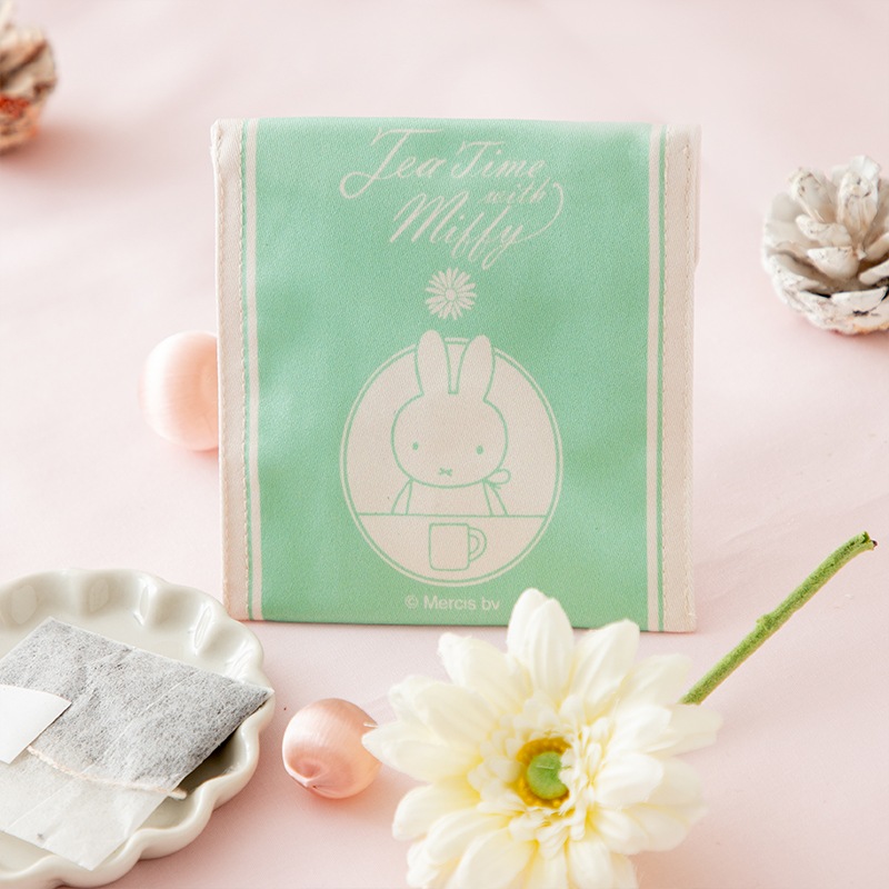 Flower Miffy ティーバッグポーチ入り セイロンティー グリーン アート