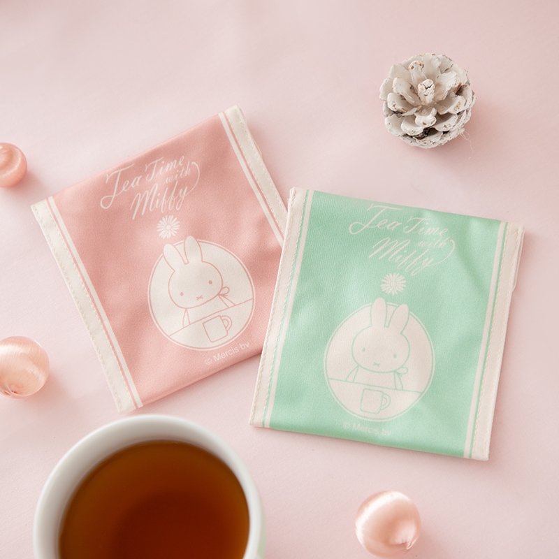Flower Miffy ティーバッグポーチ入り セイロンティー グリーン アートフラワーセット