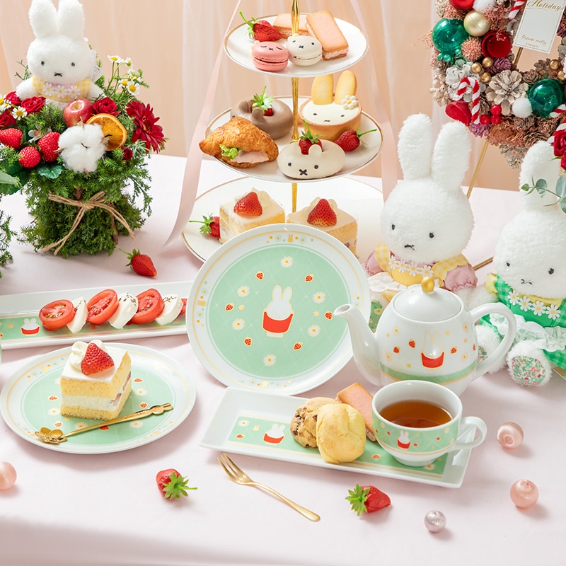 Flower Miffy ティーバッグポーチ入り セイロンティー ピンク アート