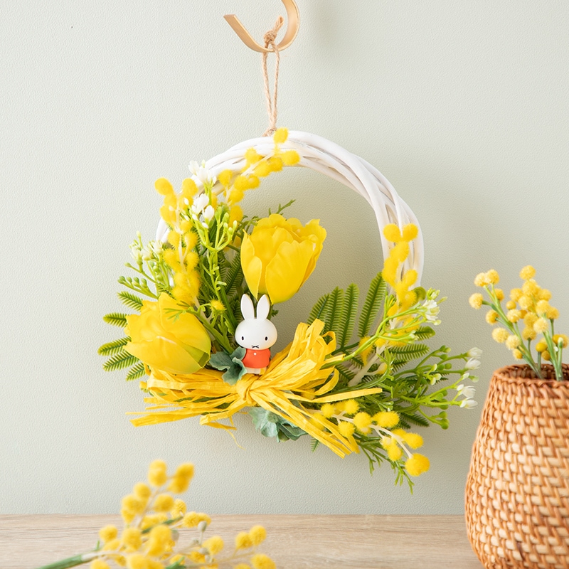 Flower Miffy ミモザリース 2026 | アレンジメント・花雑貨