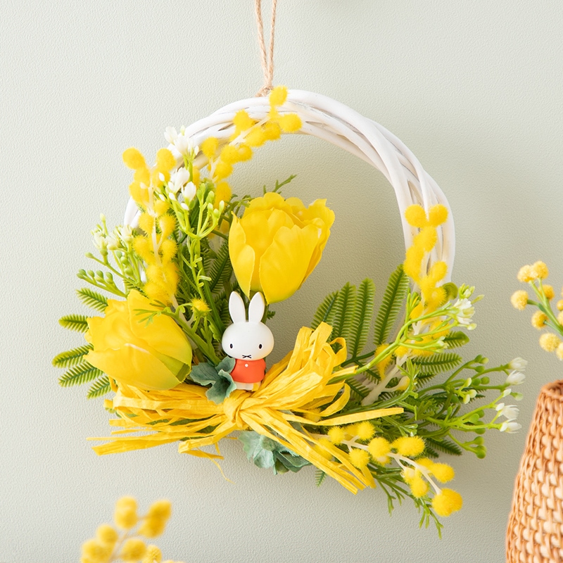 Flower Miffy ミモザリース 2026 | アレンジメント・花雑貨
