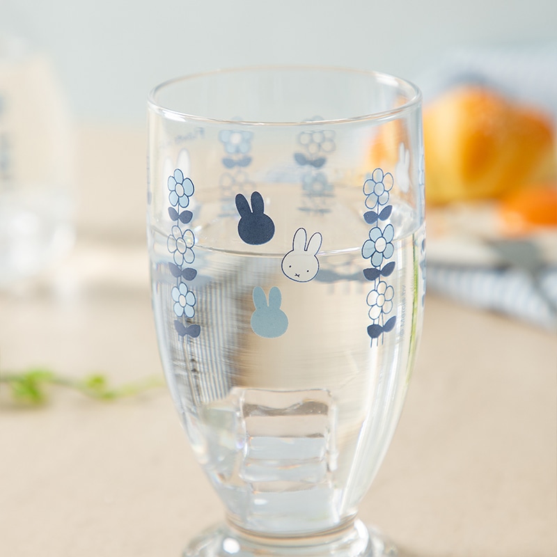 Flower Miffy カフェグラス ブルーブルーム アートフラワーセット