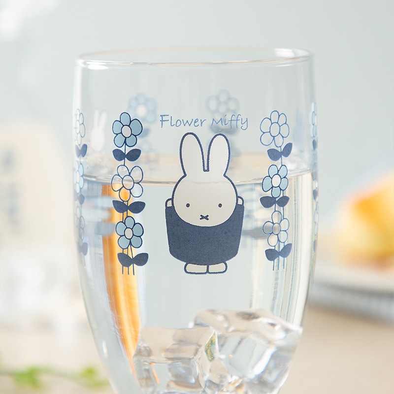 Flower Miffy カフェグラス ブルーブルーム アートフラワーセット