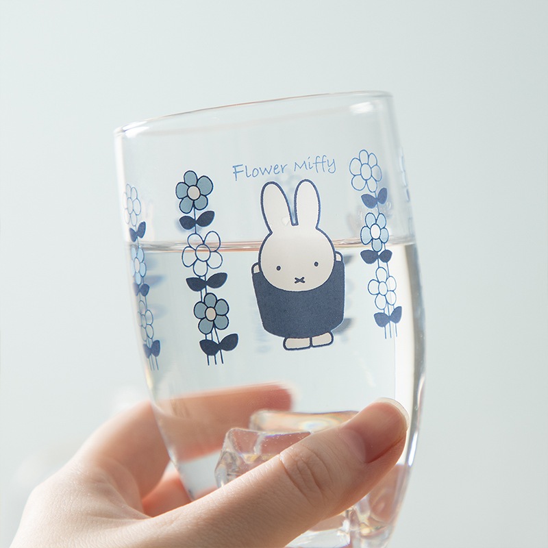 Flower Miffy カフェグラス ブルーブルーム アートフラワーセット