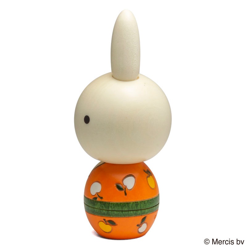 ミッフィー りんご柄 マスコット MIFFY FRUITS マスコットキーチェーン りんご|【ぬいぐるみの
