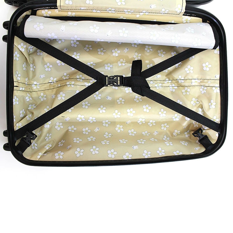 ミッフィースーツケース フェイス ホワイト/シルバー | グッズ