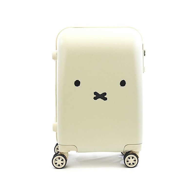 旅行の必需品✨️メニーフェイスホワイトハピタス スーツケース グッズミッフィー 旅行の必需品✨️メニーフェイスホワイトハピタス スーツケース