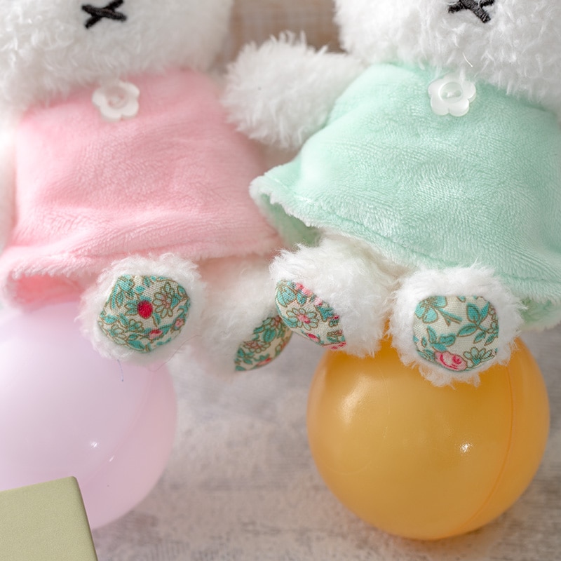 Flowermiffy ほわほわマスコットキーチェーン コスモスピンク アート