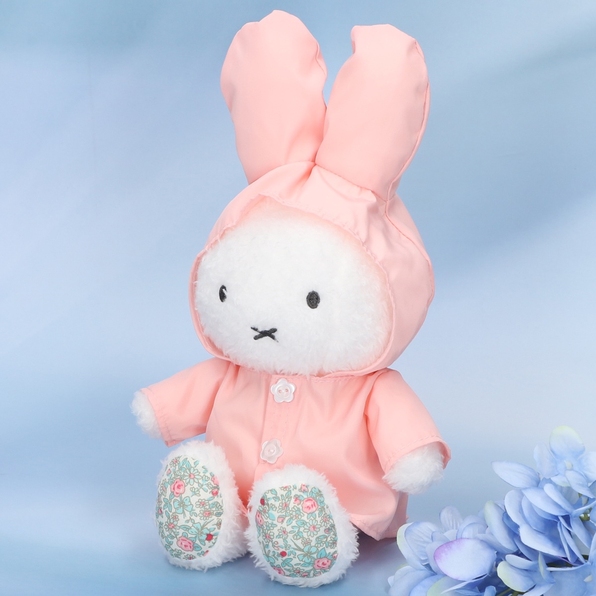 Flower Miffy 着せかえほわほわぬいぐるみ&着せかえお洋服レインコート