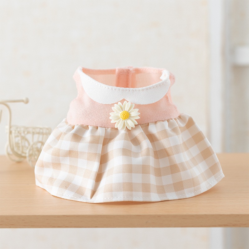 Flower Miffy 着せかえお洋服 デイジーチェックピンク アートフラワー