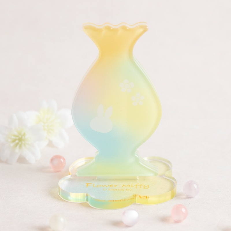 Flower Miffy アクリルベース 花びん イエロー | グッズ商品,ルーム