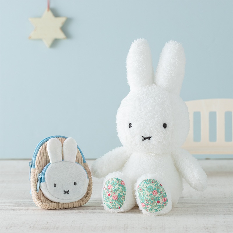 Flower Miffy 着せかえほわほわぬいぐるみ＆コーデュロイミニリュック