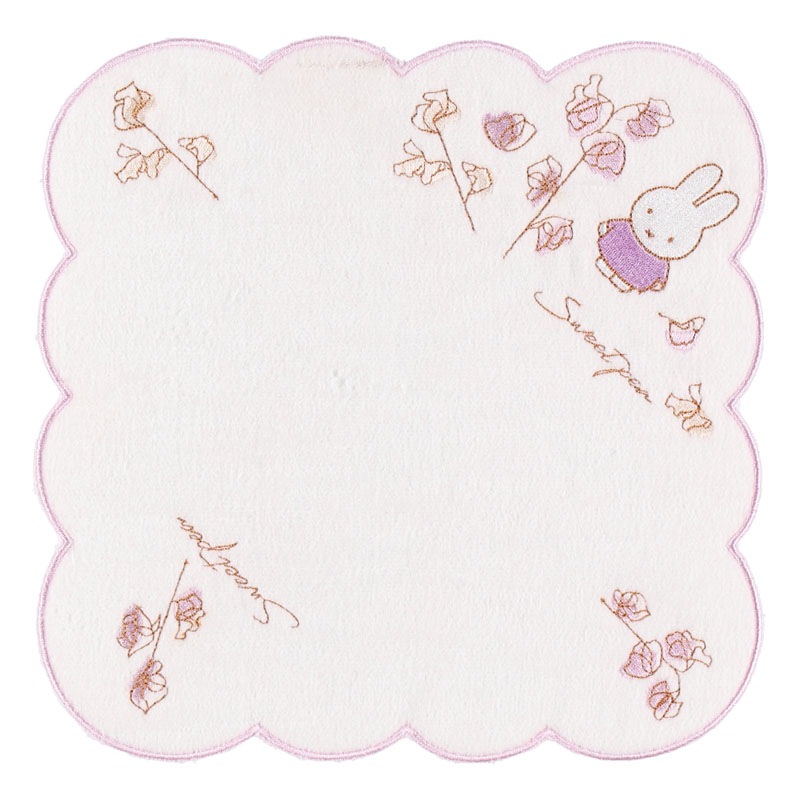 Flower Miffy バースデーフラワーミニタオル スイートピー アートフラワーセット