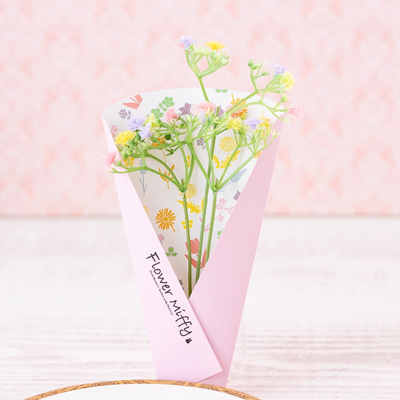 Flower Miffy バースデーフラワーミニタオル チューリップ アートフラワーセット