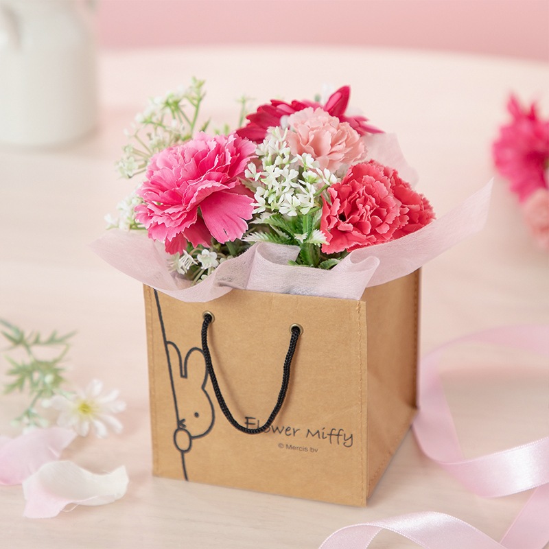 【2026母の日】《3/19～4/19：早期割引》Flower Miffy 着せかえほわほわぬいぐるみ アートフラワーセット ※他商品同梱・日時指定不可