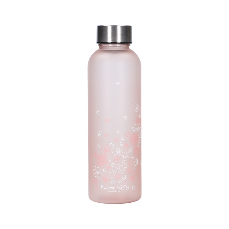 Flower Miffy フロストボトル フラワーシャワー 570ml ピンク アート