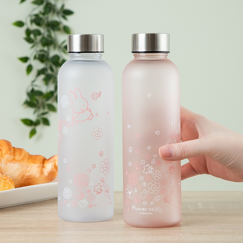 Flower Miffy フロストボトル フラワーシャワー 570ml ピンク アートフラワーセット