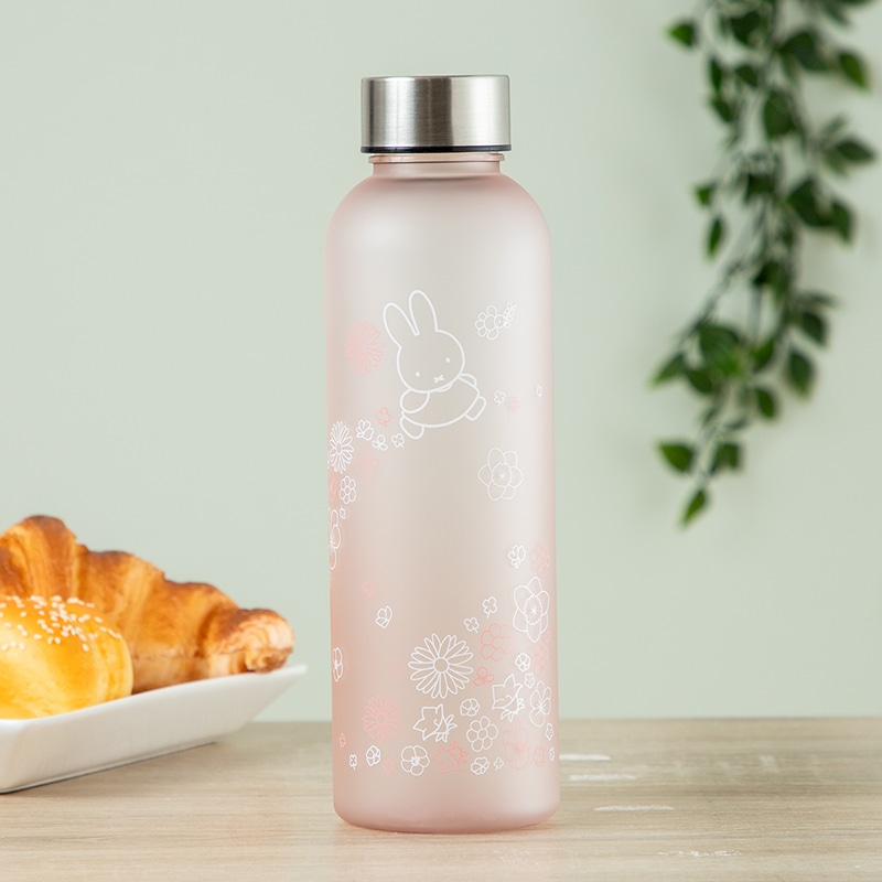 みみ様　　ワイルドフラワーパンチ Flower Miffy フロストボトル フラワーシャワー 570ml ピンク アート
