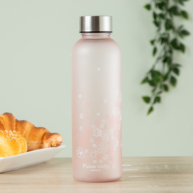 Flower Miffy フロストボトル フラワーシャワー 570ml ピンク アート