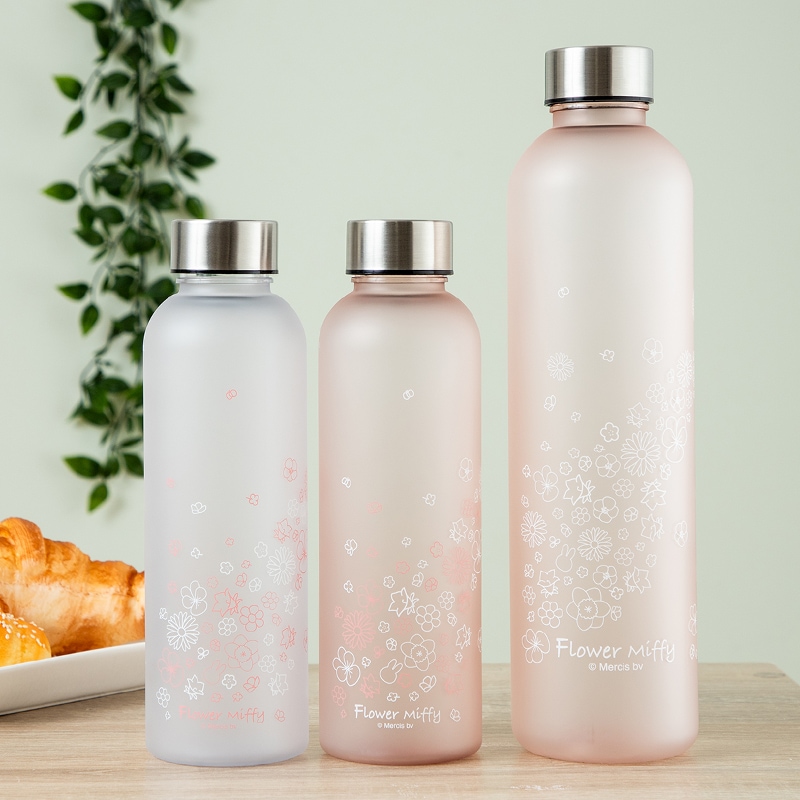 Flower Miffy フロストボトル フラワーシャワー 570ml ホワイト アート