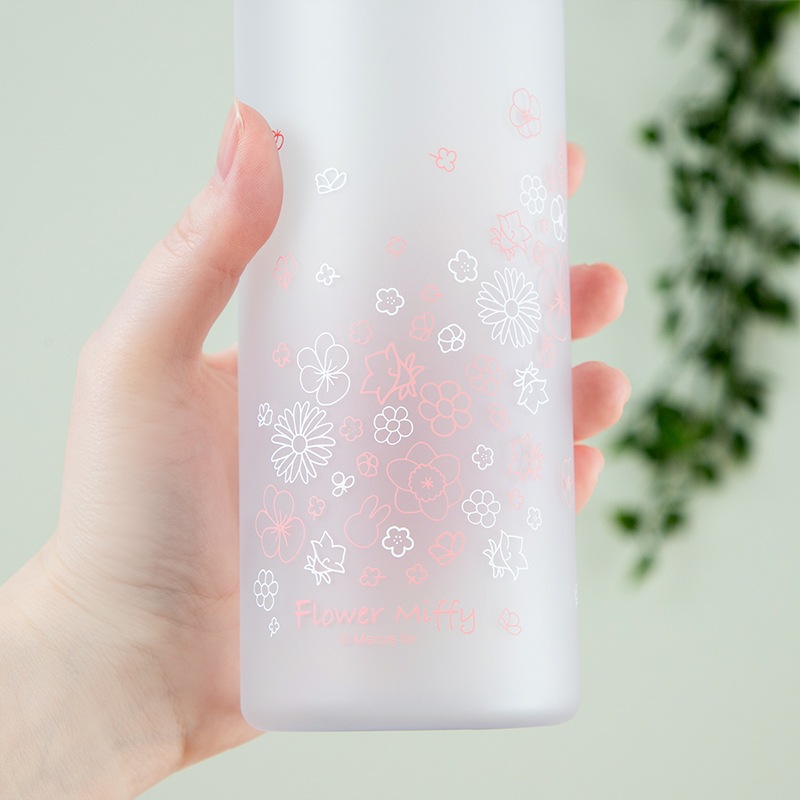 Flower Miffy フロストボトル フラワーシャワー 570ml ホワイト アート