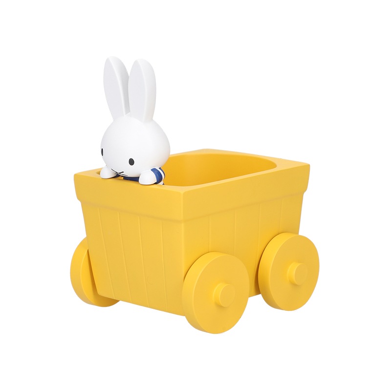 Flower Miffy はなぐるまミニポット イエロー