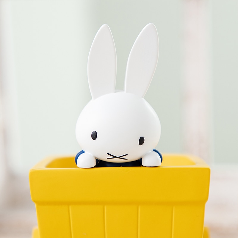 Flower Miffy はなぐるまミニポット イエロー | アレンジメント・花