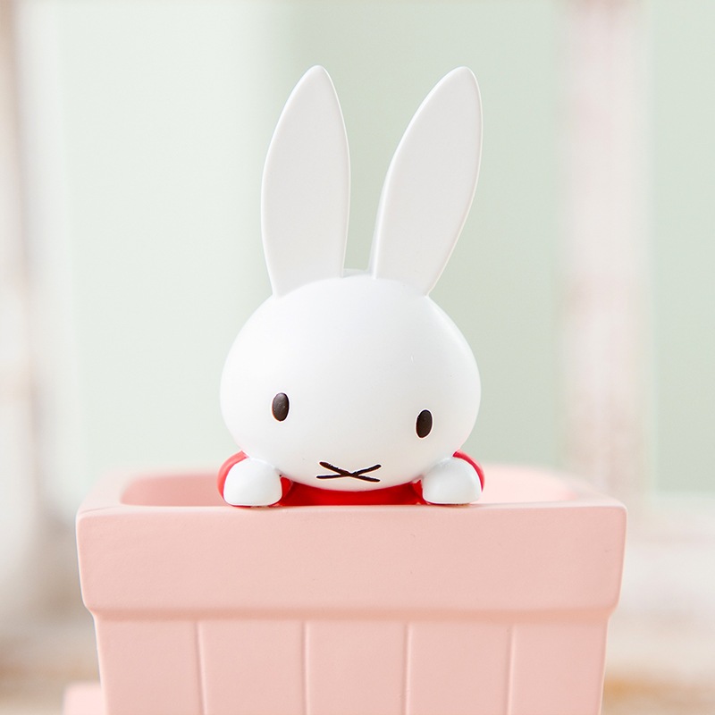 Flower Miffy はなぐるまミニポット ピンク | アレンジメント・花雑貨