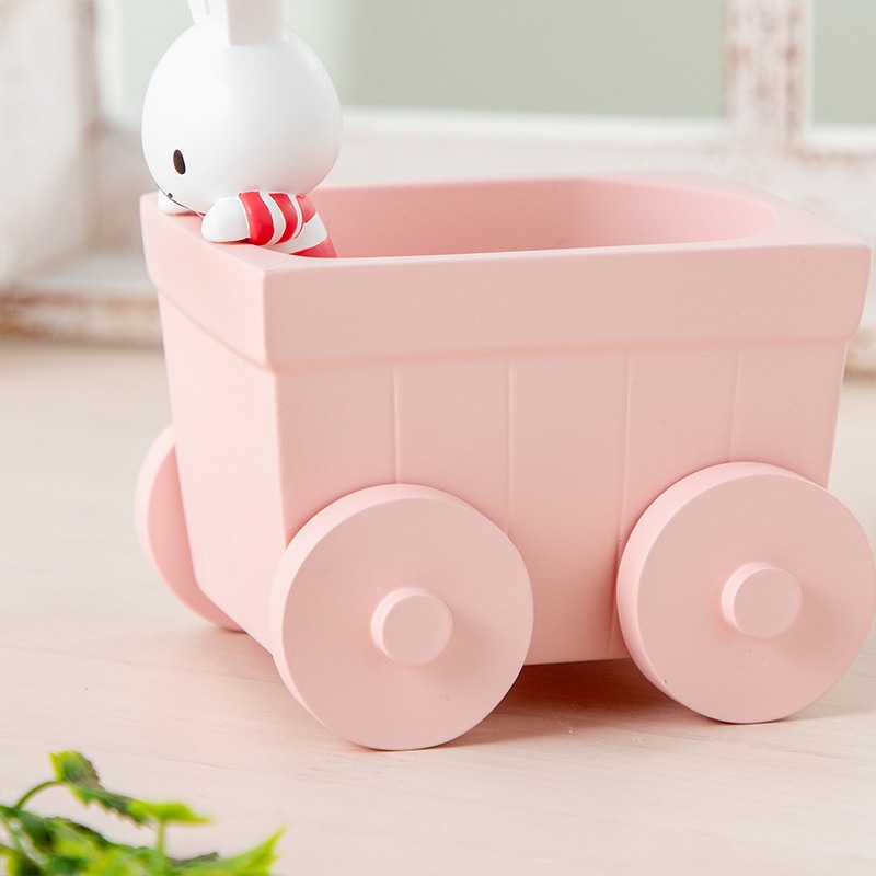 Flower Miffy はなぐるまミニポット ピンク