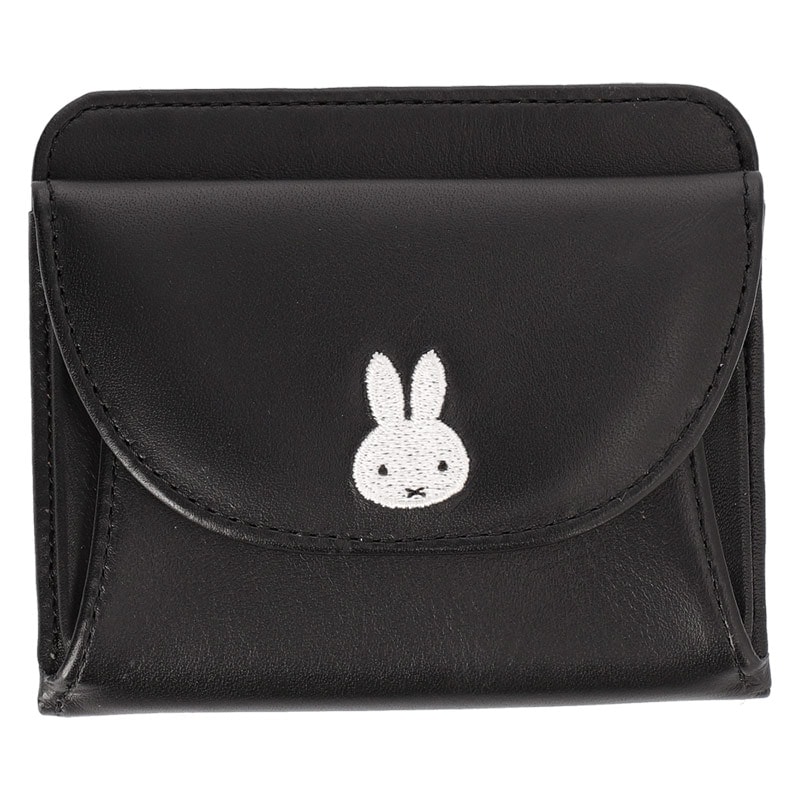 特別価格】フラワーミッフィー ショートウォレット ブラック | グッズ