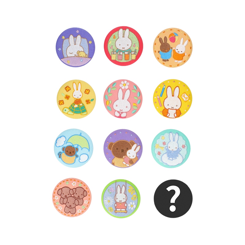 Flower Miffy 刺繍ブローチコレクション4 12種セットBOX | オリジナル