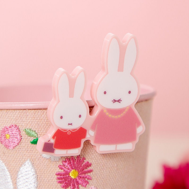 2026母の日】Flower Miffy 刺繍ブリキ缶 