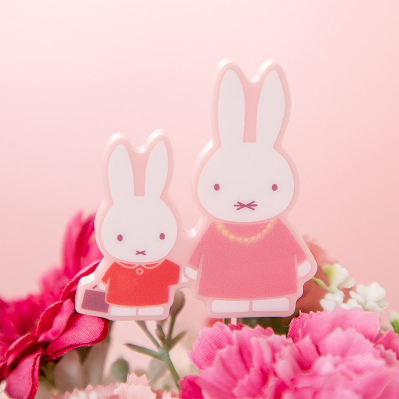 2026母の日】Flower Miffy 刺繍ブリキ缶 