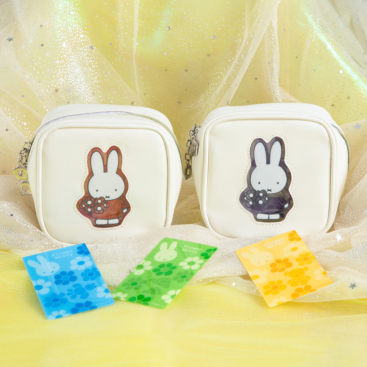 Flower Miffy 着せかえカラフルフラワーポーチ アートフラワーセット