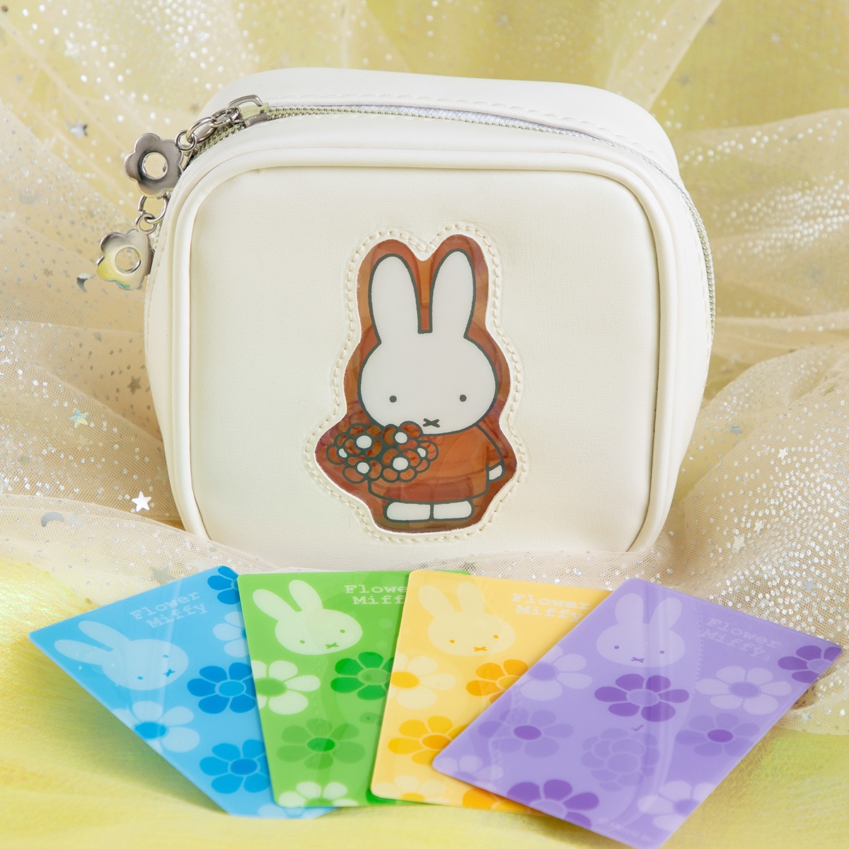 Flower Miffy 着せかえカラフルフラワーポーチ アートフラワーセット