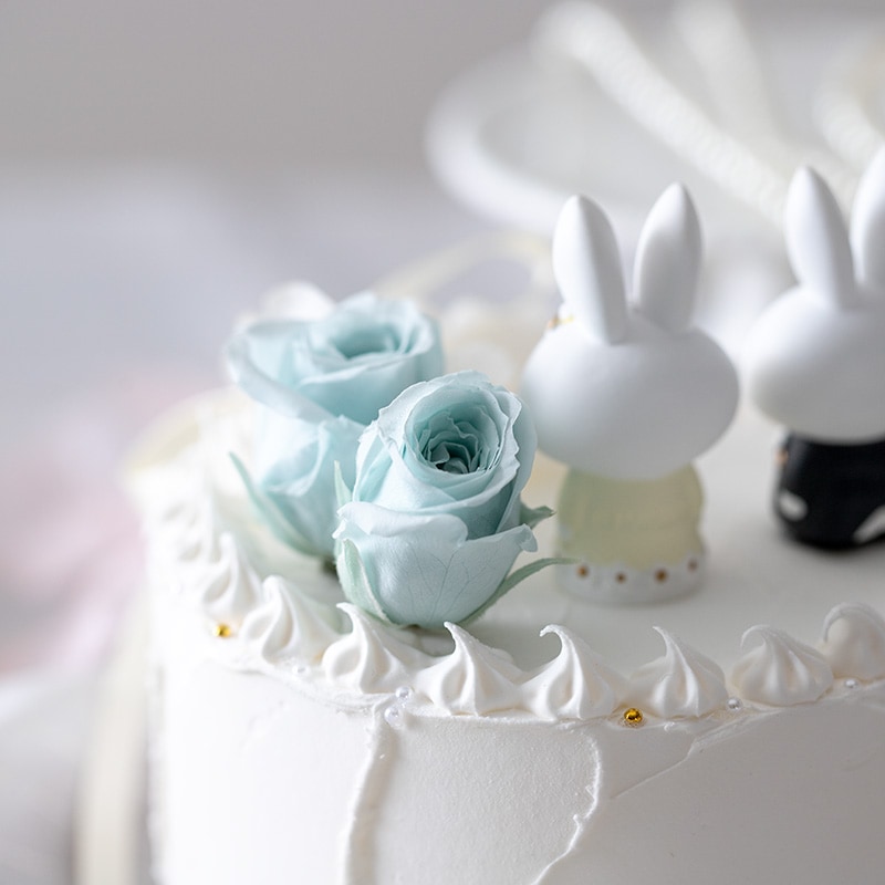 Flower Miffy ハッピーウェディングケーキアレンジ ブルー | グッズ