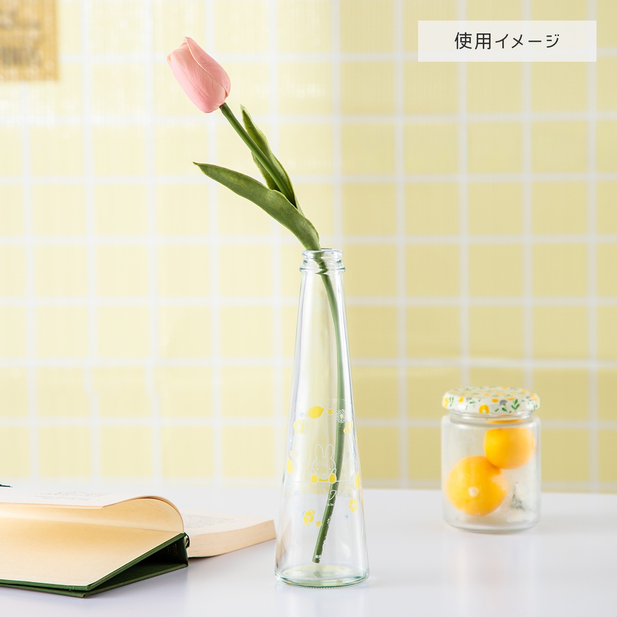 Flower Miffy 瀬戸内レモンジンジャーシロップ アートフラワーセット