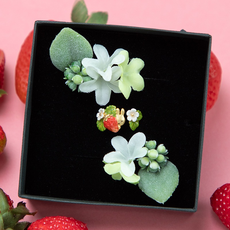 Flower Miffy パルナートポックコラボ いちご リング (ボックス入り