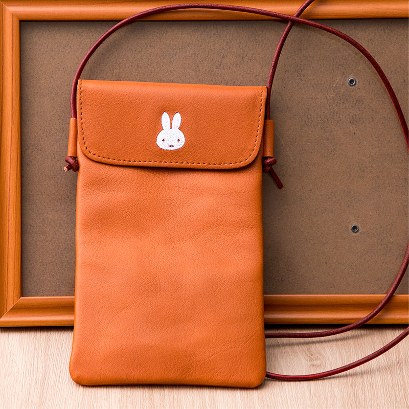 【特別価格】フラワーミッフィー スマホショルダーバッグ レッドキャメル