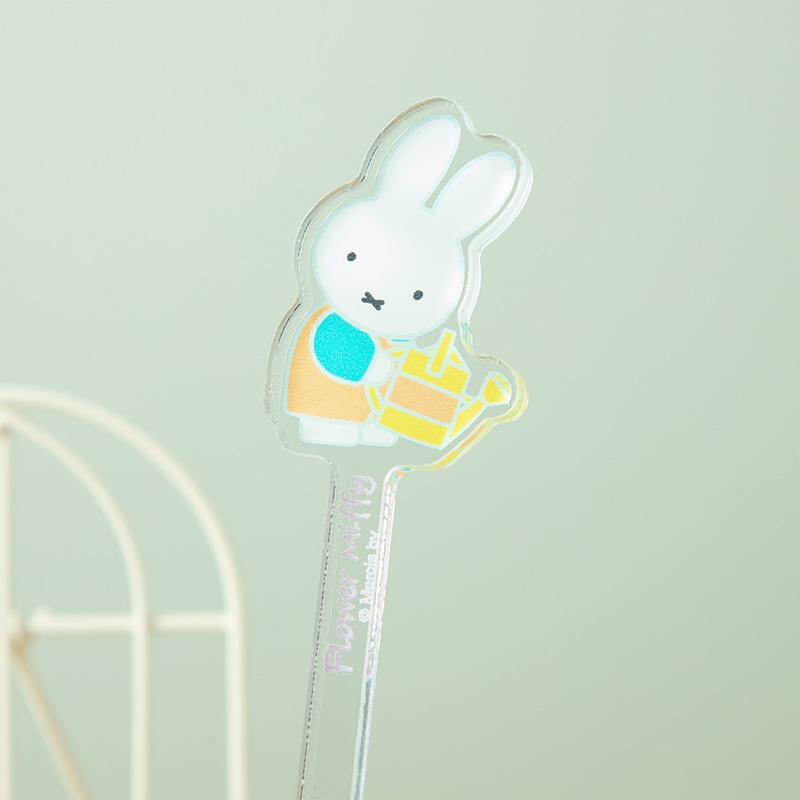 ミッフィー ガーデニングセット Flower Miffy アクリルフラワースティック「ガーデニングミッフィー
