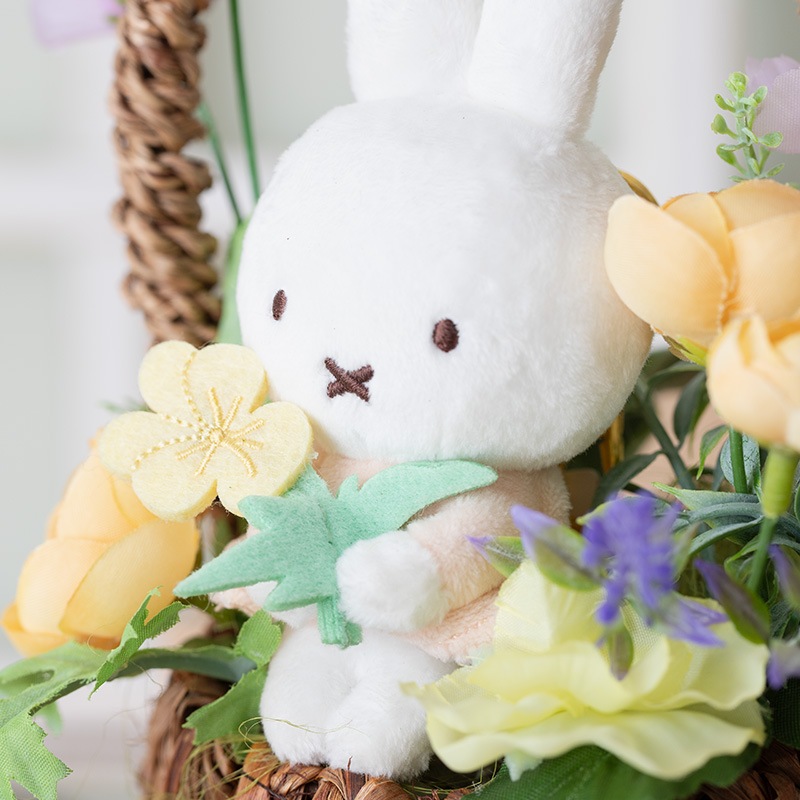 フラワーミッフィー　フラワーアレンジメント　福袋　ブルー　アートフラワー 7月19日(土)10時発売開始※Flower Miffy アートフラワーアレンジ