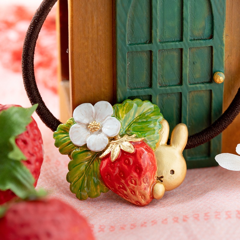 Flower Miffy パルナートポックコラボ いちご ヘアゴム (ボックス入り